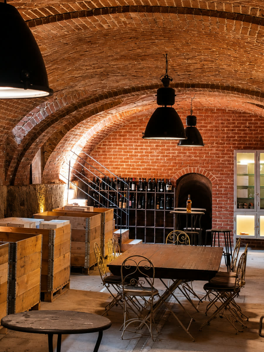 Bric del Vento historic wine cellar