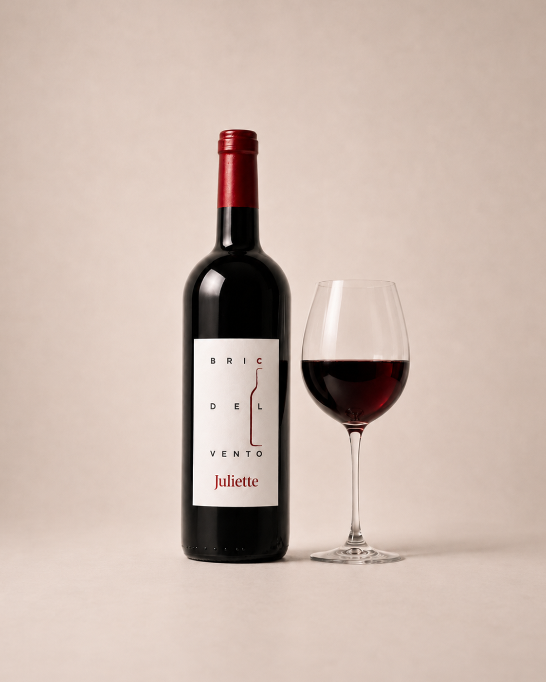 Bric Del Vento Juliette wine bottle